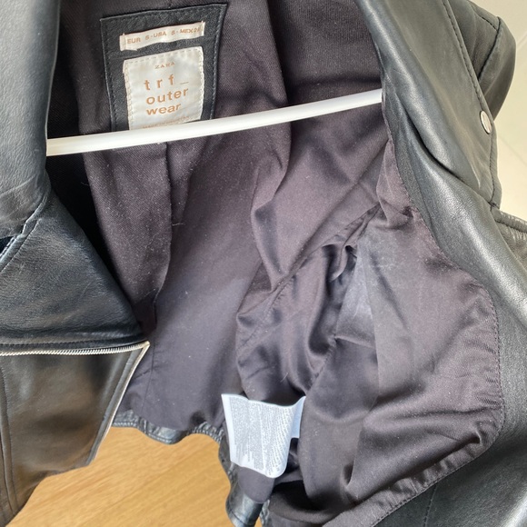 Genuine Leather Moto Jacket - Picture 4 of 5